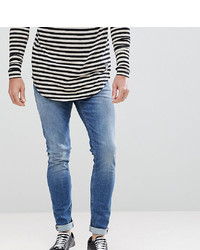 Мужские синие зауженные джинсы от Nudie Jeans