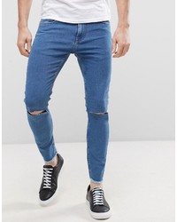 Мужские синие зауженные джинсы от ONLY & SONS