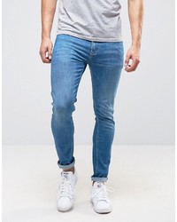 Мужские синие зауженные джинсы от Pepe Jeans