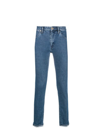 Мужские синие зауженные джинсы от Pt05