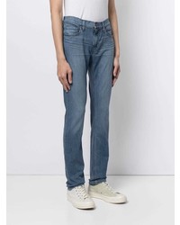 Мужские синие зауженные джинсы от Paige