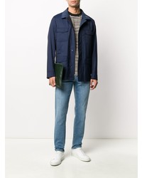 Мужские синие зауженные джинсы от J Brand