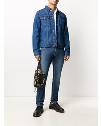 Мужские синие зауженные джинсы от Tommy Hilfiger