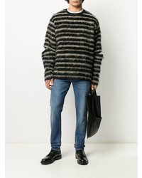 Мужские синие зауженные джинсы от Pt05