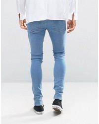 Мужские синие зауженные джинсы от Reclaimed Vintage