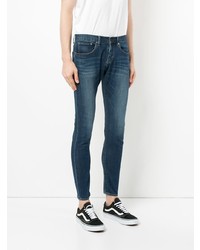 Мужские синие зауженные джинсы от Monkey Time