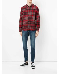 Мужские синие зауженные джинсы от Monkey Time