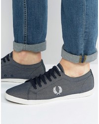 Мужские синие кеды от Fred Perry