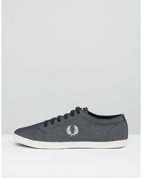 Мужские синие кеды от Fred Perry