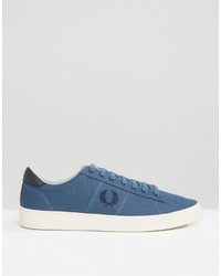 Мужские синие кеды от Fred Perry