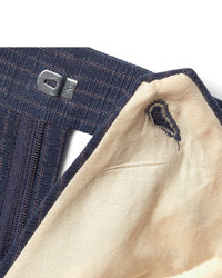 Мужские синие классические брюки в вертикальную полоску от Gant