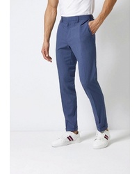 Мужские синие классические брюки от Burton Menswear London