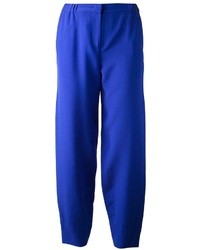 Женские синие классические брюки от Fendi