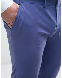 Мужские синие классические брюки от Asos
