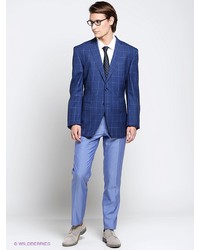 Мужские синие классические брюки от Slava Zaitsev
