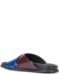 Женские синие кожаные босоножки от Sofie D'hoore