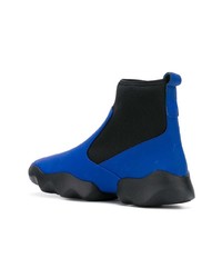 Синие кожаные ботильоны от Camper