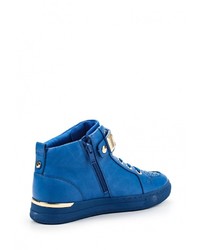 Женские синие кожаные кеды от Aldo