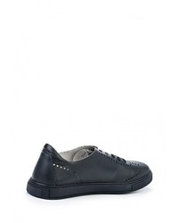 Мужские синие кожаные кеды от GUARDIANI SPORT