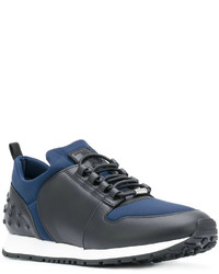 Женские синие кожаные кеды от Tod's