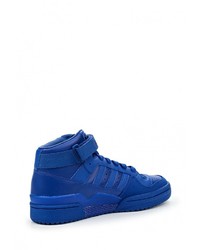 Мужские синие кожаные кроссовки от adidas Originals