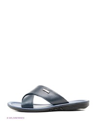 Мужские синие кожаные сандалии от Mario Ponti