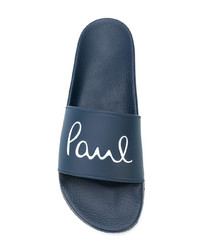 Мужские синие кожаные сандалии от Paul Smith