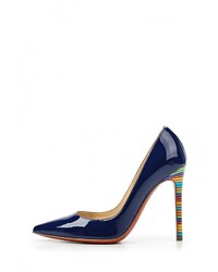 Синие кожаные туфли от Baldinini