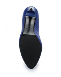Синие кожаные туфли от Covani