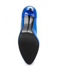 Синие кожаные туфли от Covani