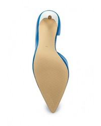 Синие кожаные туфли от GUESS