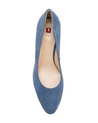 Синие кожаные туфли от Högl