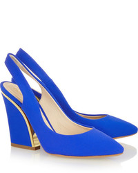 Синие кожаные туфли от Chloé