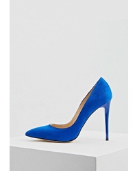 Синие кожаные туфли от Roberto Botticelli