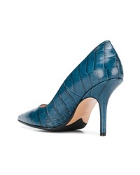 Синие кожаные туфли от Anna F.