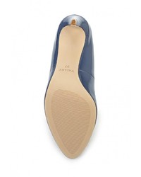 Синие кожаные туфли от Valley