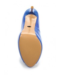 Синие кожаные туфли от Vitacci