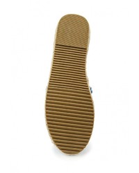 Женские синие кожаные эспадрильи от Queen Vivi