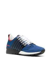 Мужские синие кроссовки от DSQUARED2