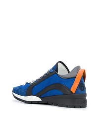 Мужские синие кроссовки от DSQUARED2