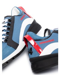 Мужские синие кроссовки от DSQUARED2