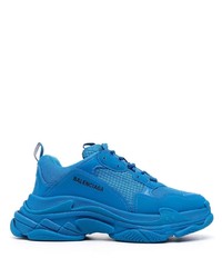 Мужские синие кроссовки от Balenciaga