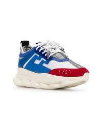 Мужские синие кроссовки от Versace