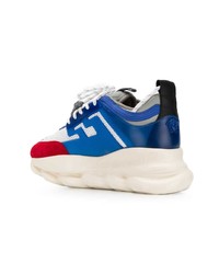 Мужские синие кроссовки от Versace