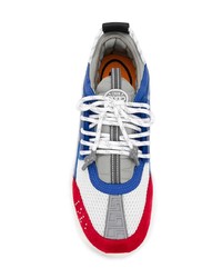 Мужские синие кроссовки от Versace