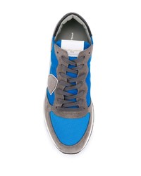 Мужские синие кроссовки от Philippe Model Paris