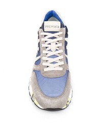 Мужские синие кроссовки от Premiata