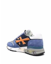 Мужские синие кроссовки от Premiata