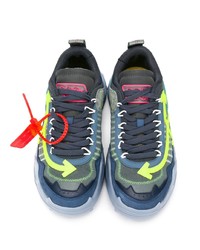 Мужские синие кроссовки от Off-White