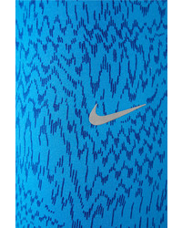 Синие леггинсы с принтом от Nike